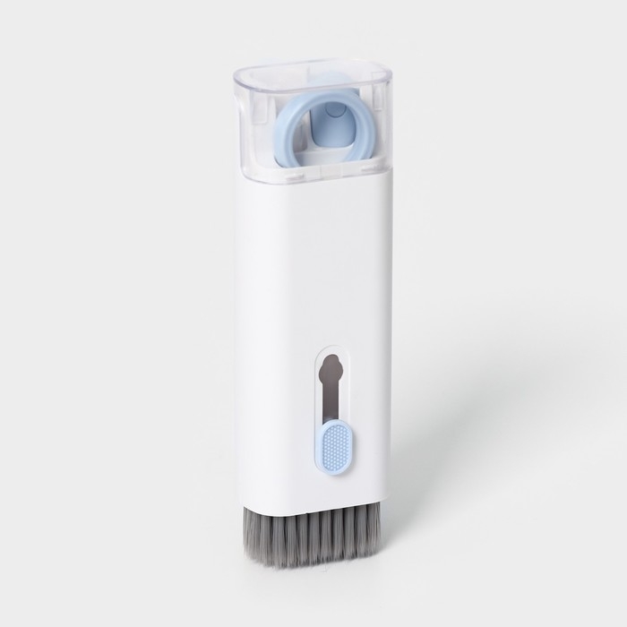 Мультифункциональный набор для чистки узких мест с распылителем и зажимом для клавиш Raccoon, цвет белый Мультифункциональный набор для чистки узких мест с распылителем и зажимом для клавиш Raccoon, цвет белый