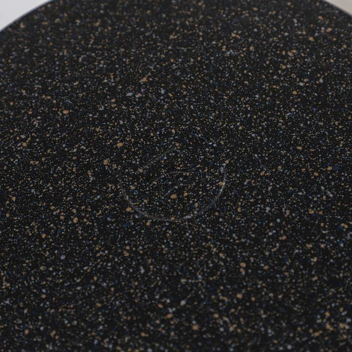 Сковорода «Гранит Star», d=24 см, пластиковая ручка, антипригарное покрытие, тёмно-синий