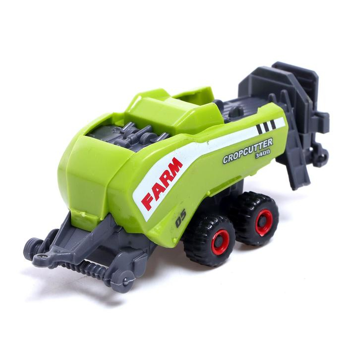 Набор металлических тракторов «Ферма», с животными, МИКС Набор металлических тракторов «Ферма», с животными, МИКС