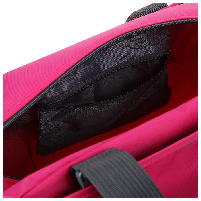 Сумка для йоги и гимнастики Sangh, 37х20х20 см, цвет фуксия Сумка для йоги и гимнастики Sangh, 37х20х20 см, цвет фуксия