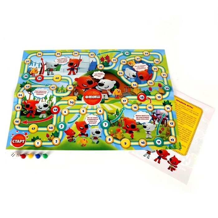 Игра-ходилка «Весёлые приключения ми-ми-мишек», блистер Игра-ходилка «Весёлые приключения ми-ми-мишек», блистер