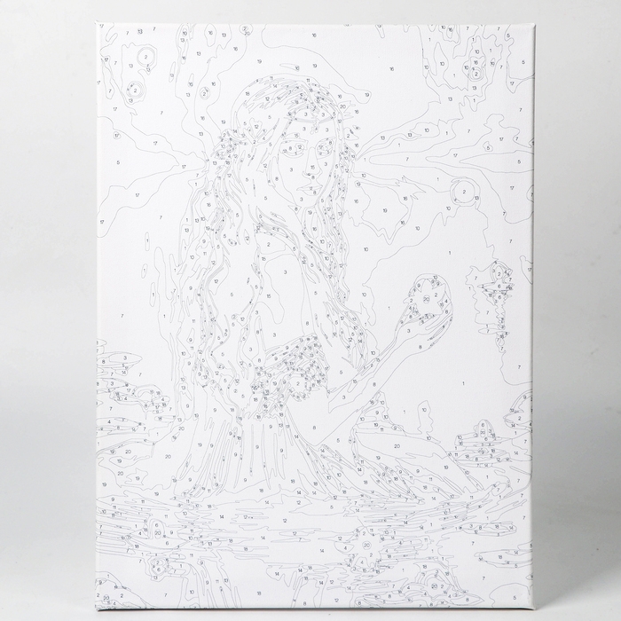 Картина по номерам с подрамником и гирляндой «Нежность», 30 х 40 см Картина по номерам с подрамником и гирляндой «Нежность», 30 х 40 см