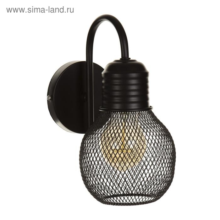 Бра  Бра "Винтаж" 1xE27 40Вт черный 12х19х23 см.