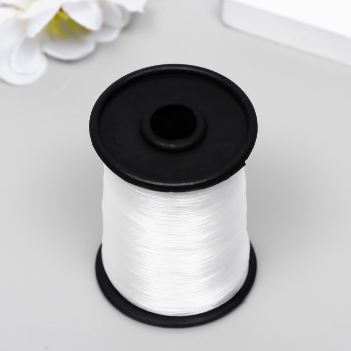 Леска для бисера 0,2 мм, 400 м, белый Леска для бисера 0,2 мм, 400 м, белый