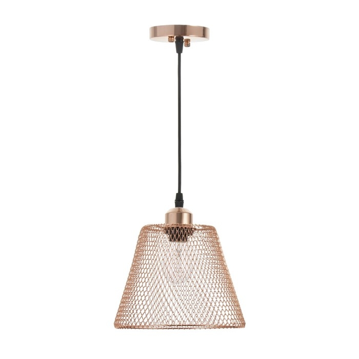 Светильник BayerLux Светильник BayerLux "Фиш" Е27 40Вт медь 20х20х16-116см