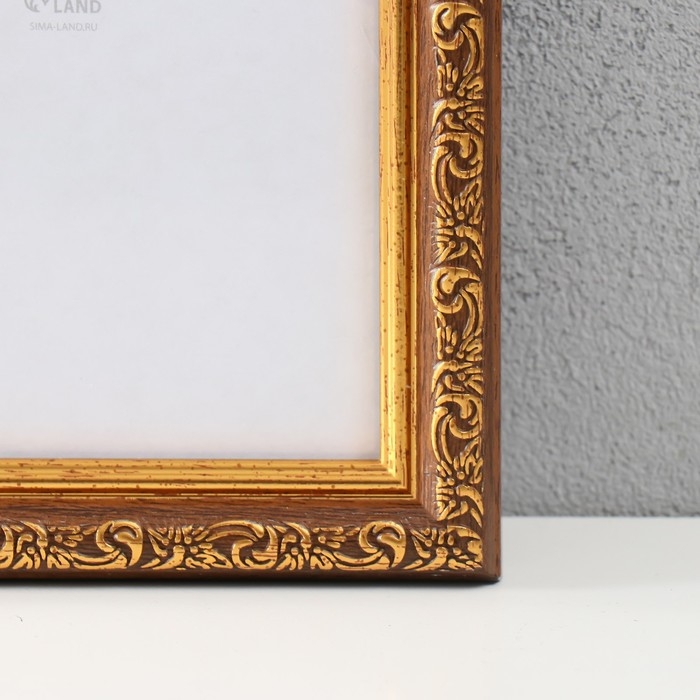 Фоторамка пластик Фоторамка пластик "Винтаж" 40х60 см, бук