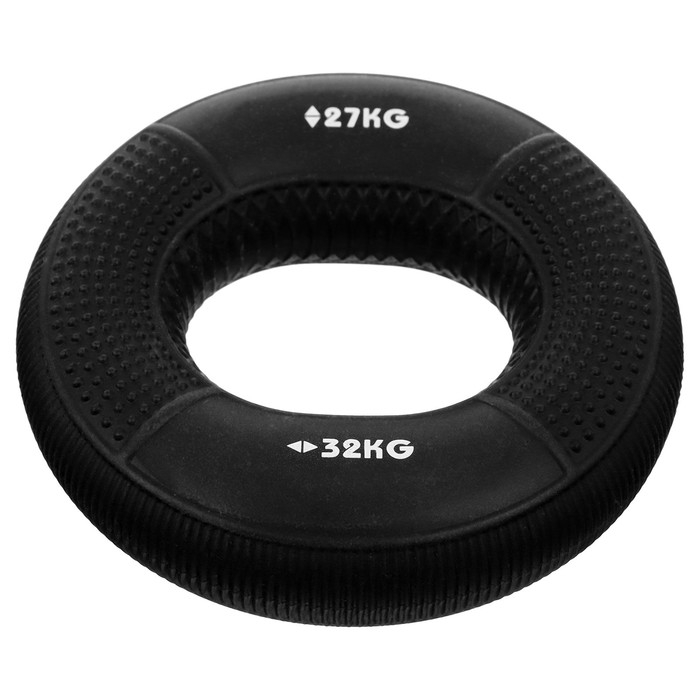 Эспандер кистевой с двойной нагрузкой ONLYTOP, массажный, 27-32 кг, цвет чёрный Эспандер кистевой с двойной нагрузкой ONLYTOP, массажный, 27-32 кг, цвет чёрный