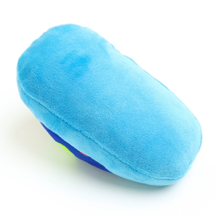 Игрушка для собак «Тапок», 15 см, синяя с сердечками Игрушка для собак «Тапок», 15 см, синяя с сердечками