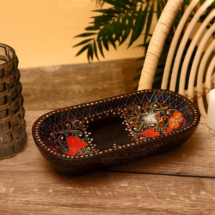 Блюдо Блюдо "Ломбок стайл" дерево 33х17х7 см