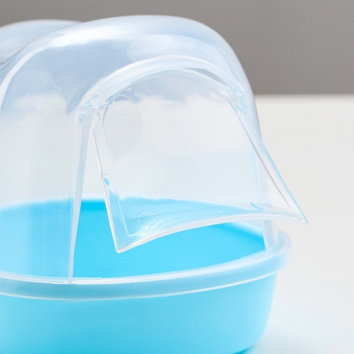 Туалет для грызунов фигурный Туалет для грызунов фигурный "Пижон", 13 х 10 х 10 см, синий