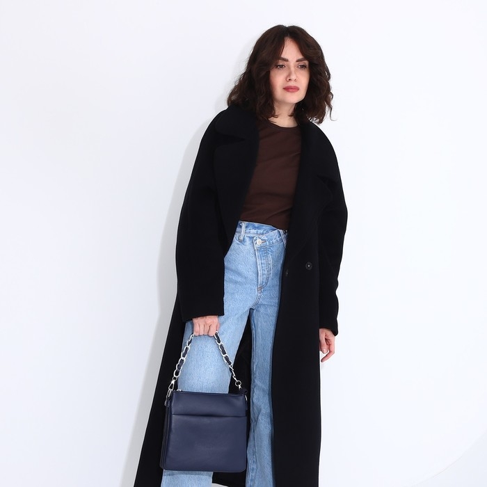 Сумка кросс-боди на молнии, цвет синий Сумка кросс-боди на молнии, цвет синий