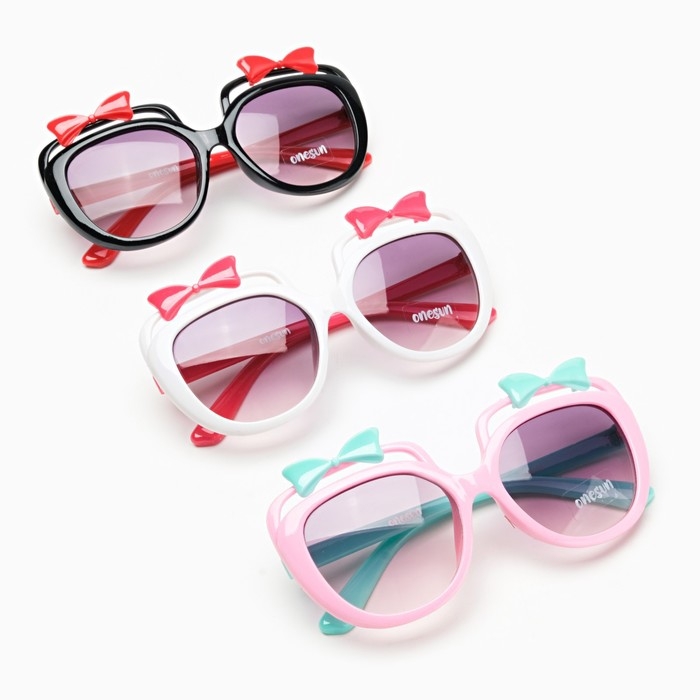 Очки солнцезащитные детские OneSun, 4.5 х 12 см, микс Очки солнцезащитные детские OneSun, 4.5 х 12 см, микс