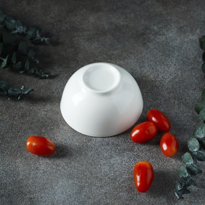 Салатник фарфоровый толстостенный Доляна White Label, 170 мл, d=10 см, цвет белый Салатник фарфоровый толстостенный Доляна White Label, 170 мл, d=10 см, цвет белый