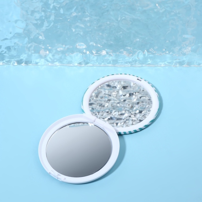 Зеркало складное (2) б/увел ГЕОМЕТРИЯ d7.5см пластик/бумага полосы пакет QF Зеркало складное (2) б/увел ГЕОМЕТРИЯ d7.5см пластик/бумага полосы пакет QF