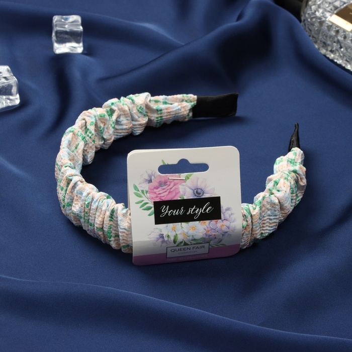 Ободок для волос Ободок для волос "Браун" элегия, 2,5 см, бежевый