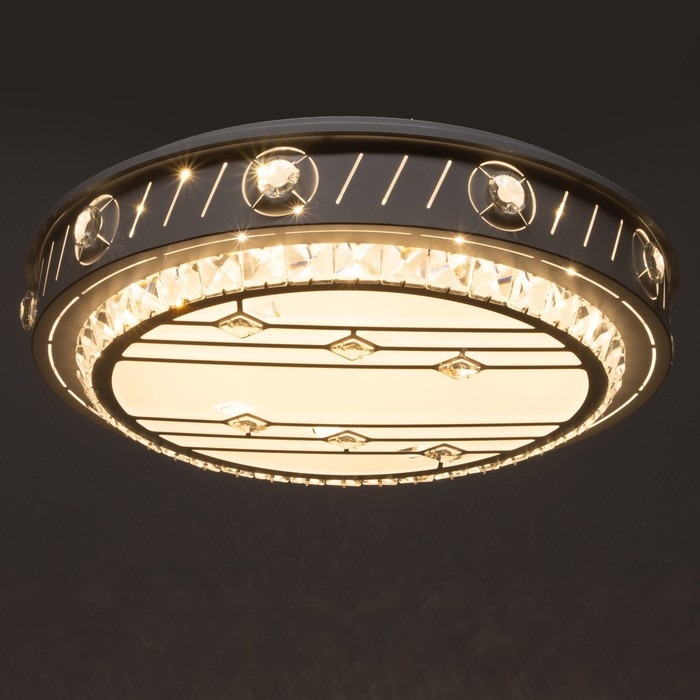 Люстра с ПДУ 1234/1 LED 95Вт 3000-6000К белый 50х50х9 см BayerLux