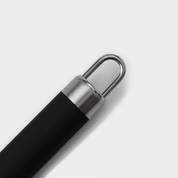 Нож для пиццы и теста Доляна «Нео», 20 см, ручка soft - touch, цвет чёрный Нож для пиццы и теста Доляна «Нео», 20 см, ручка soft - touch, цвет чёрный