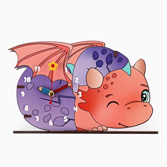 Часы настольные детские  Часы настольные детские "Дракоша"