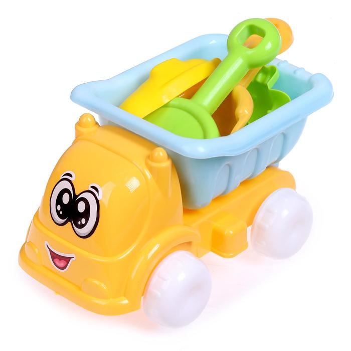 Песочный набор «Бибика», 5 предметов, МИКС Песочный набор «Бибика», 5 предметов, МИКС