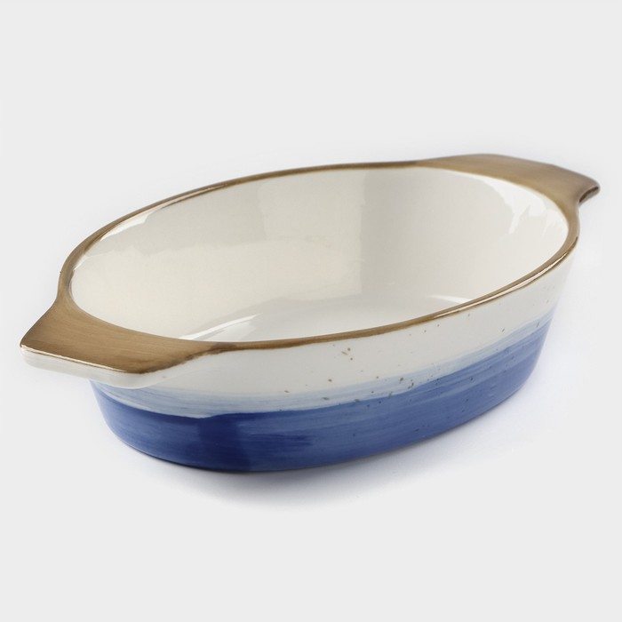 Форма для запекания из фарфора овальная Доляна «Космос», 500 мл, 22,5×13×4,5 см, цвет синий Форма для запекания из фарфора овальная Доляна «Космос», 500 мл, 22,5×13×4,5 см, цвет синий