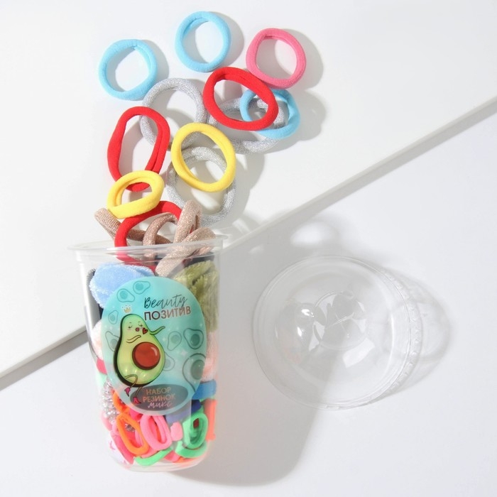 Резинки для волос , набор «Beauty позитив», 33 шт. Резинки для волос , набор «Beauty позитив», 33 шт.