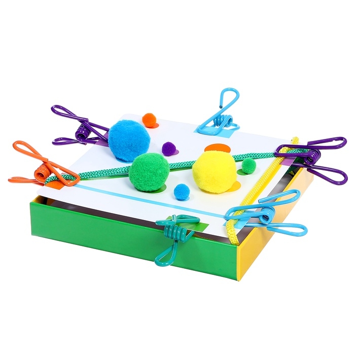 Развивающий набор «Цветные прищепки», 3+ Развивающий набор «Цветные прищепки», 3+