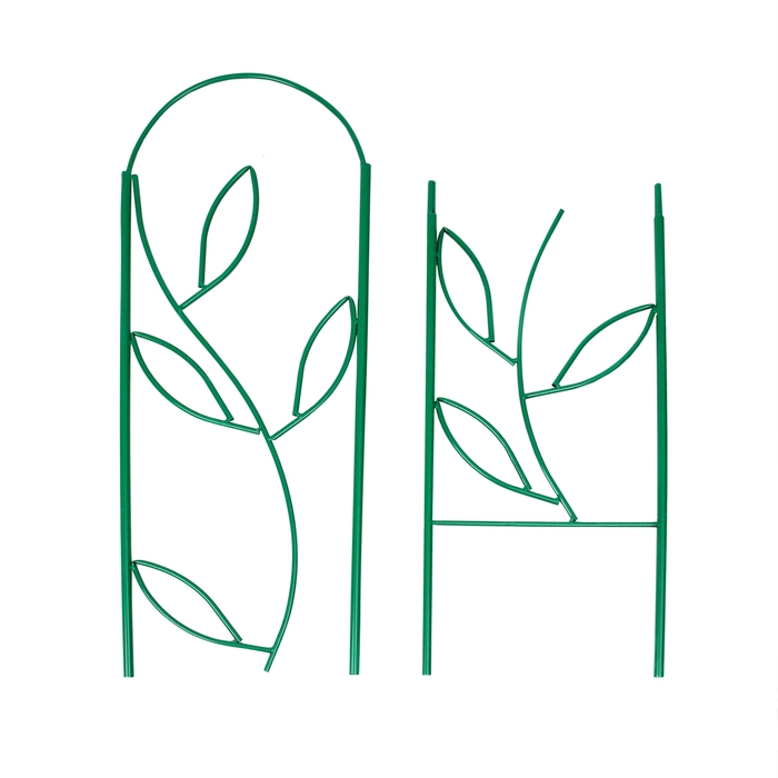 Шпалера, 173 × 37 × 1 см, металл, зелёная, «Декоративная. Стебель» Шпалера, 173 × 37 × 1 см, металл, зелёная, «Декоративная. Стебель»