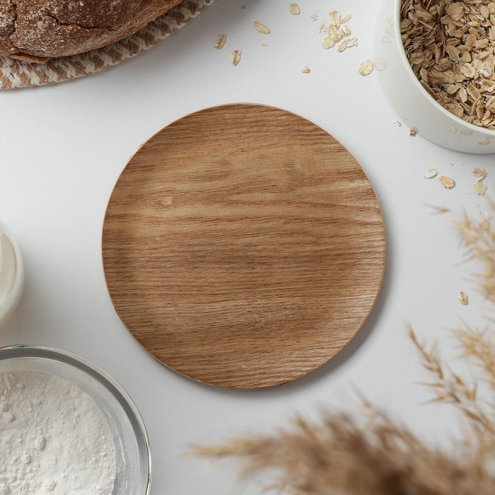 Блюдо для подачи Доляна «Заря», d=15 см, акация Блюдо для подачи Доляна «Заря», d=15 см, акация