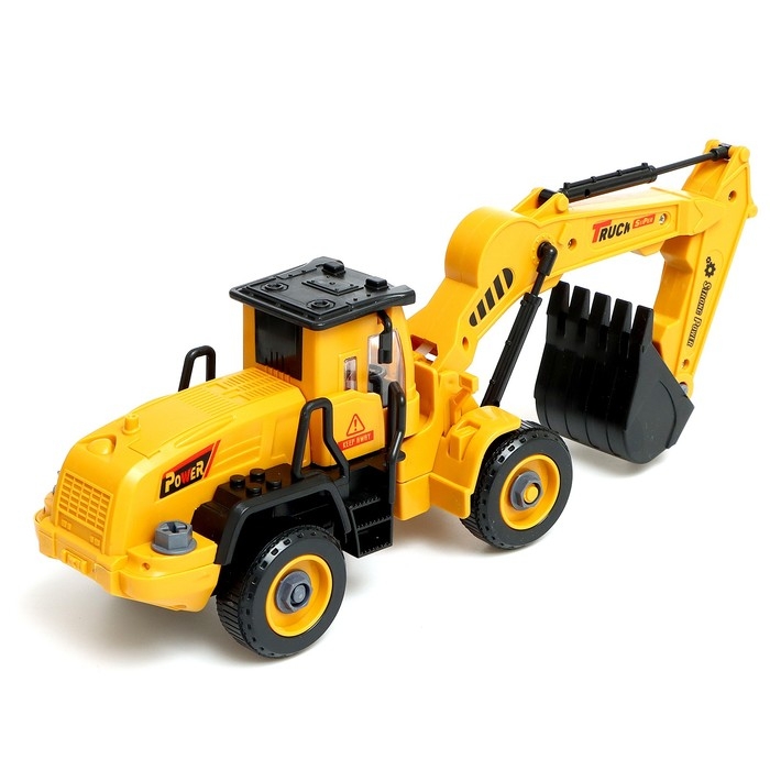 Конструктор винтовой «Экскаватор», инерция, 32 детали Конструктор винтовой «Экскаватор», инерция, 32 детали