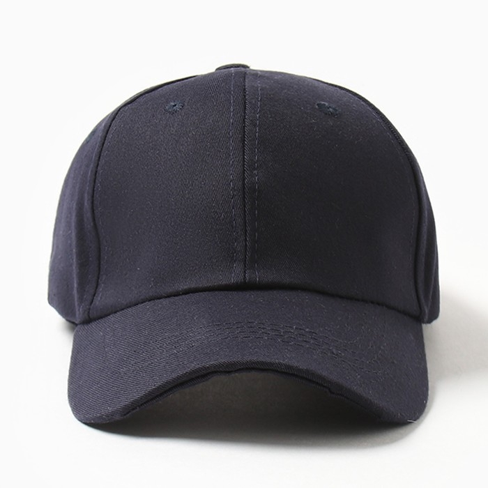 Кепка однотонная MINAKU, цв. тёмно-синий, р-р 52-54