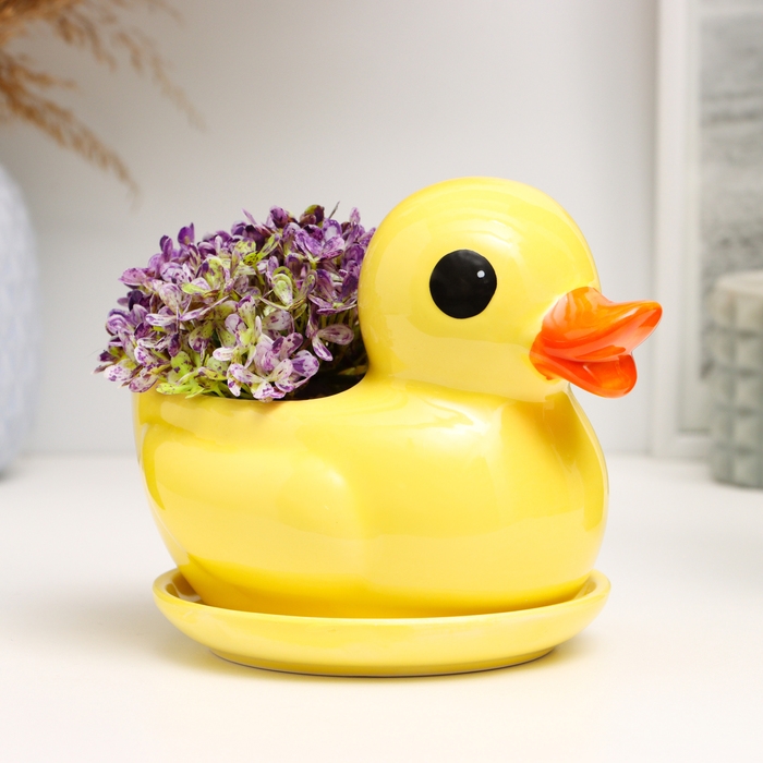 Горшок Горшок "Утя Кря" 11х16х12см