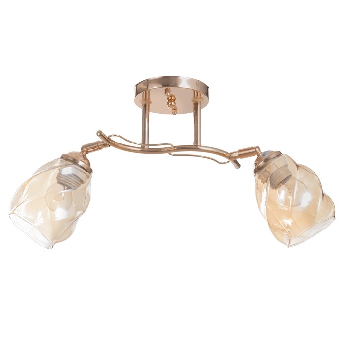 Люстра Люстра "Лойс" 2х40Вт Е27 Золото 50х50х22см