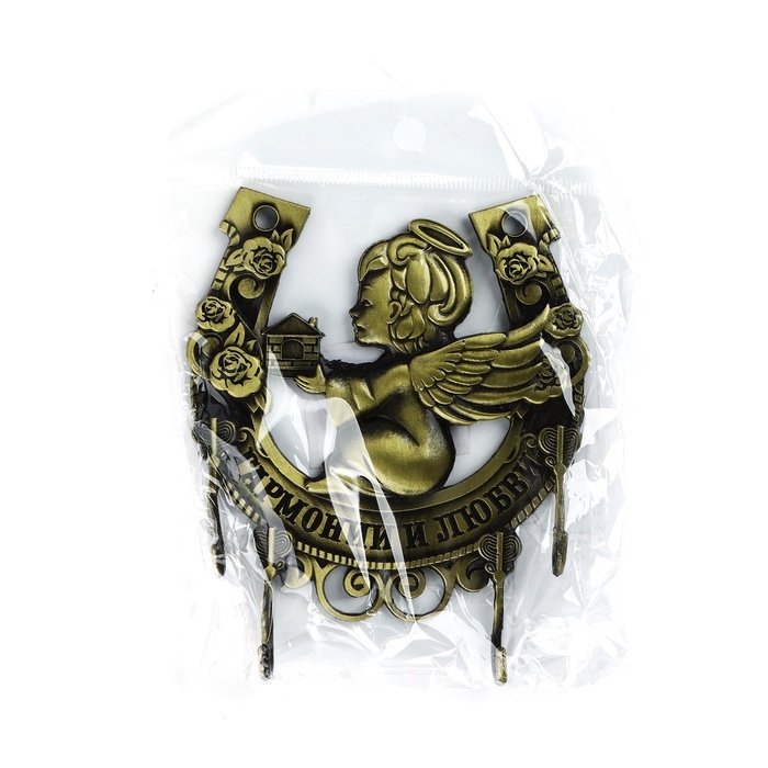 Ключница настенная «Гармонии и любви», ангел, 10 х 10.6 см Ключница настенная «Гармонии и любви», ангел, 10 х 10.6 см