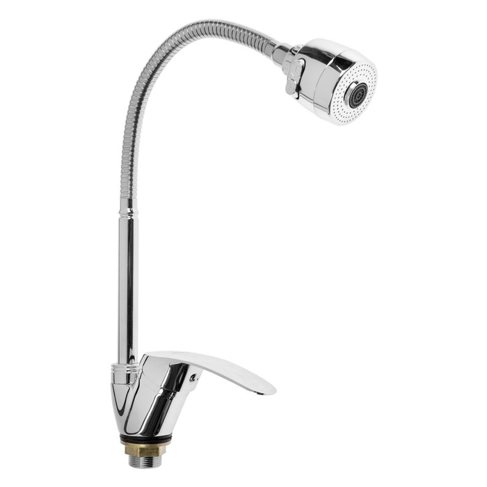 Смеситель для кухни Accoona A4825, однорычажный, гибкий излив, 2 режима, хром Смеситель для кухни Accoona A4825, однорычажный, гибкий излив, 2 режима, хром