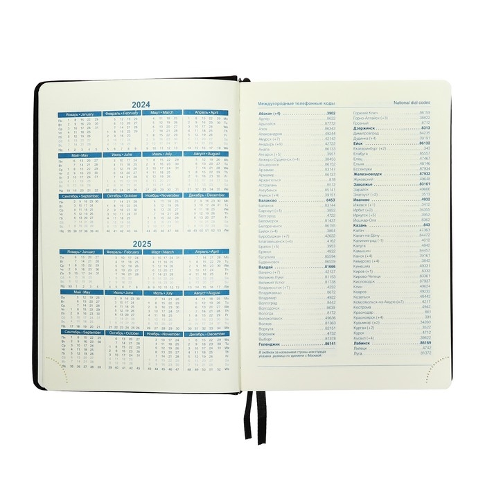 Ежедневник 2025 года A5, 168 листов в линейку, кожзам  Ежедневник 2025 года A5, 168 листов в линейку, кожзам "Небраска", серебряный срез, черный