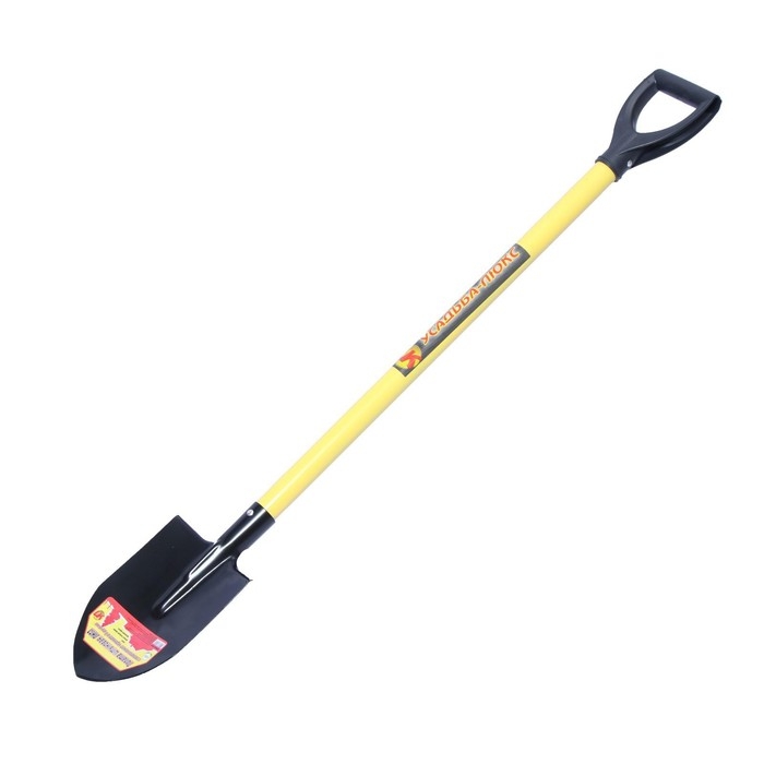 Лопата штыковая, острая, L = 116 см, металлический черенок, с ручкой Лопата штыковая, острая, L = 116 см, металлический черенок, с ручкой