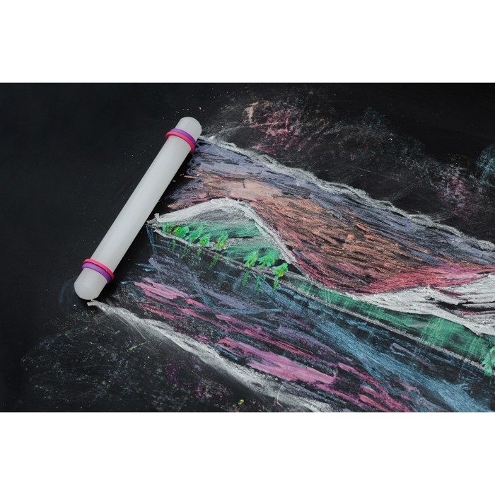 Скалка с ограничителями кондитерская KONFINETTA, 23×3 см, цвет белый Скалка с ограничителями кондитерская KONFINETTA, 23×3 см, цвет белый