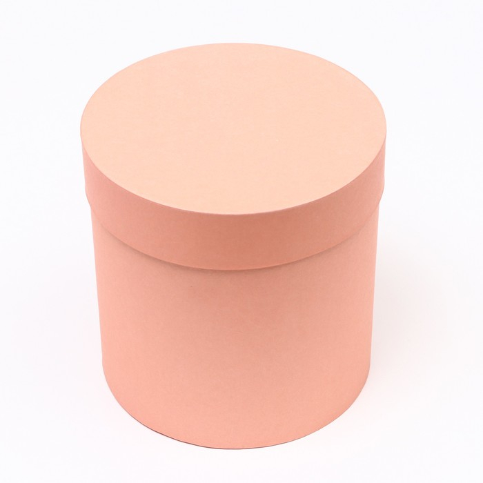 Набор круглых коробок 5 в 1 Набор круглых коробок 5 в 1 "Краски", персиковый, 25 х 25 х 25 - 19 х 19 х 19 см