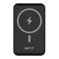 Внешний аккумулятор Wifit WIMAG Pro, 10000мАч, MagSafe, черный