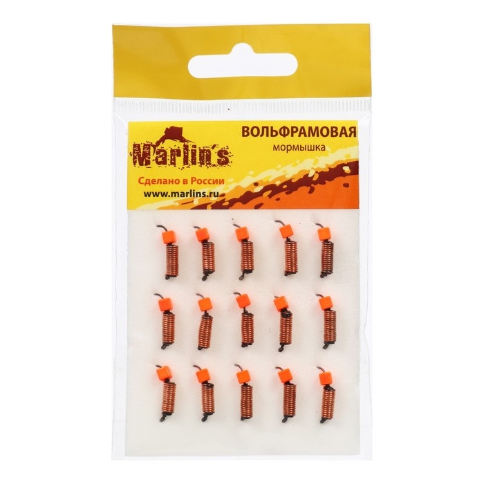 Мормышка вольфрам Marlin's Ручейник, 2 мм, 0.95 г, медь + куб красный УФ, 15 шт. Мормышка вольфрам Marlin's Ручейник, 2 мм, 0.95 г, медь + куб красный УФ, 15 шт.