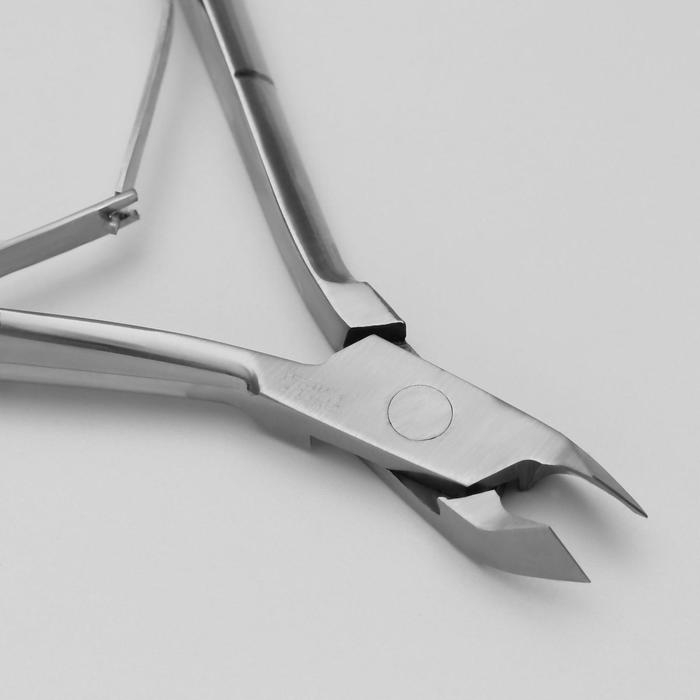 Кусачки маникюрные для кутикулы, двойная пружина, 10,5 см, длина лезвия - 6 мм, на блистере, цвет серебристый, B-188 (450)-S-SH LJ Кусачки маникюрные для кутикулы, двойная пружина, 10,5 см, длина лезвия - 6 мм, на блистере, цвет серебристый, B-188 (450)-S-SH LJ