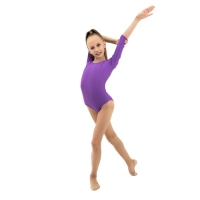 Купальник для гимнастики и танцев Grace Dance, р. 32, цвет фиолетовый