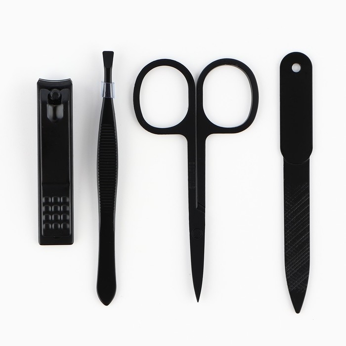 Маникюрный набор 4 предмета «Настоящий мужчина» , 10,2 х 7 см Маникюрный набор 4 предмета «Настоящий мужчина» , 10,2 х 7 см