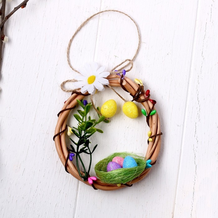 Декор «Пасхальный венок» МИКС Декор «Пасхальный венок» МИКС