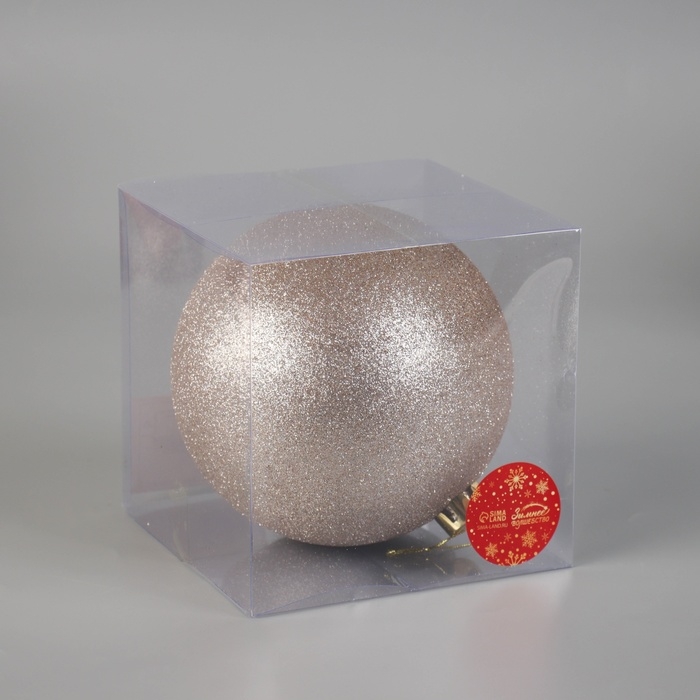 Шар пластик d-15 см Шар пластик d-15 см "Лоуренс" золото