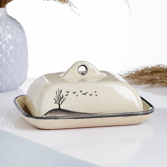 Масленка Масленка "Псковская" 18х14х8см, лирика