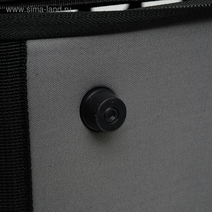 Складная сумка-переноска с отдельным входом, материал EVA, 43,5 х 28 х 33 см, серая Складная сумка-переноска с отдельным входом, материал EVA, 43,5 х 28 х 33 см, серая