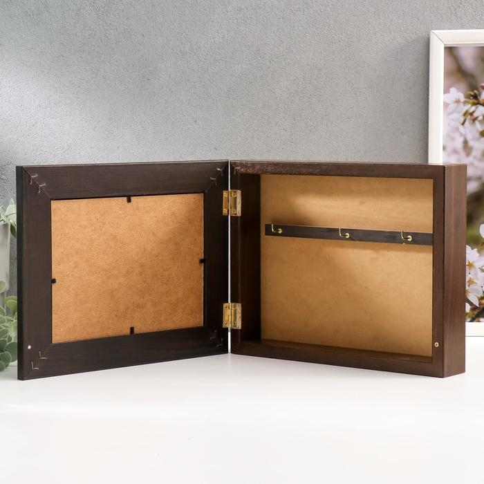 Ключница Ключница "Город 3" венге 19х24 см МИКС