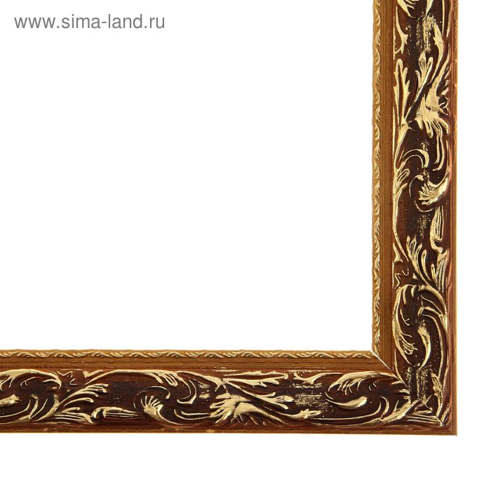 Рама для картин (зеркал) 40 х 60 х 4 см, дерево  Рама для картин (зеркал) 40 х 60 х 4 см, дерево "Версаль", цвет золотая