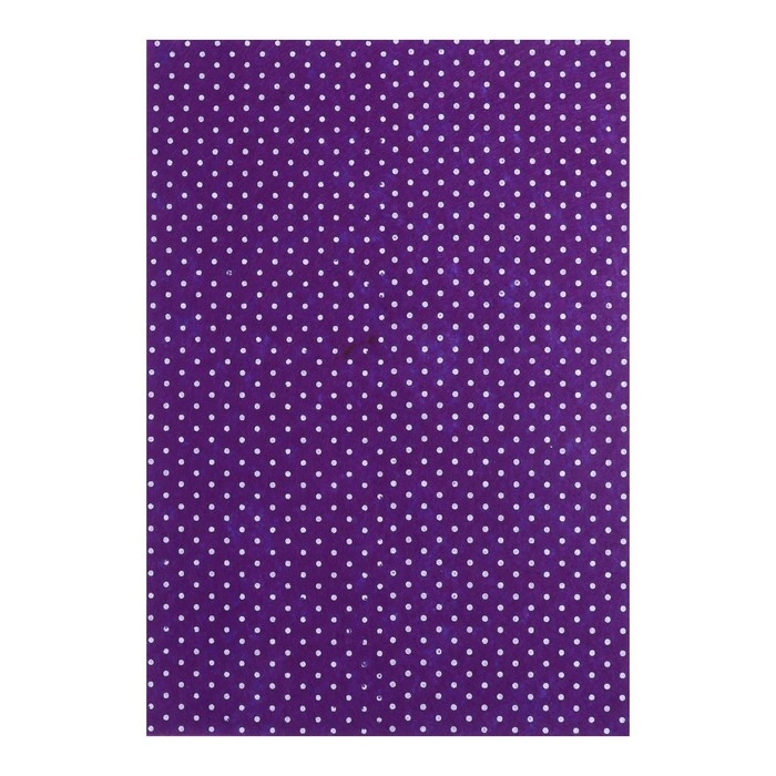 Фетр цветной мягкий с рисунком A4 deVENTE. Фетр цветной мягкий с рисунком A4 deVENTE. "Горошек" 5 цветов, 5 листов, толщина 2 мм